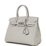 Hermes Special Order (HSS) Birkin 30 Gris Perle Verso Chevre Brushed Palladium Hardware - Payment 3 for AP