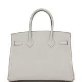 Hermes Special Order (HSS) Birkin 30 Gris Perle Verso Chevre Brushed Palladium Hardware - Payment 3 for AP