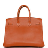 Hermes Birkin 35 Potiron Chevre Palladium Hardware - Deposit
