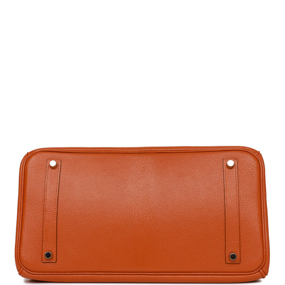 Hermes Birkin 35 Potiron Chevre Palladium Hardware - Deposit