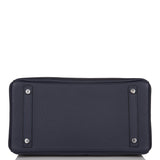Hermes Birkin 30 Bleu Nuit Togo Palladium Hardware