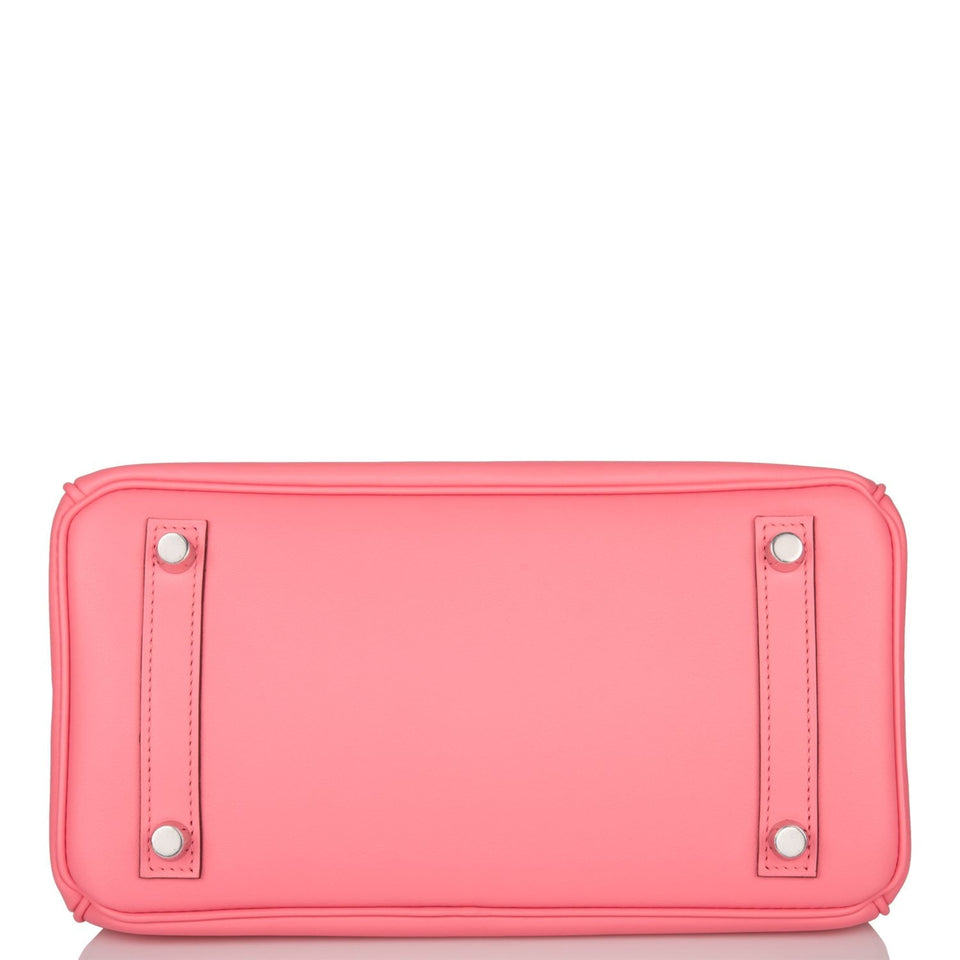 Hermes Birkin 25 Rose D'Ete Swift Palladium Hardware