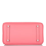 Hermes Birkin 25 Rose D'Ete Swift Palladium Hardware