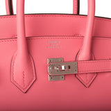 Hermes Birkin 25 Rose D'Ete Swift Palladium Hardware