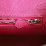 Hermes Birkin 25 Rose Pourpre Togo Palladium Hardware