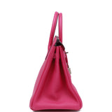 Hermes Birkin 25 Rose Pourpre Togo Palladium Hardware