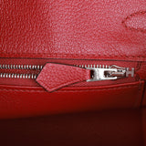 Hermes Birkin 25 Rouge Grenat Togo Palladium Hardware