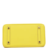 Hermes Birkin 25 Lime Swift Gold Hardware