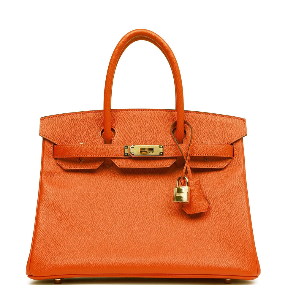 Hermes Birkin 30 Feu Epsom Gold Hardware - Payment 2 for KI