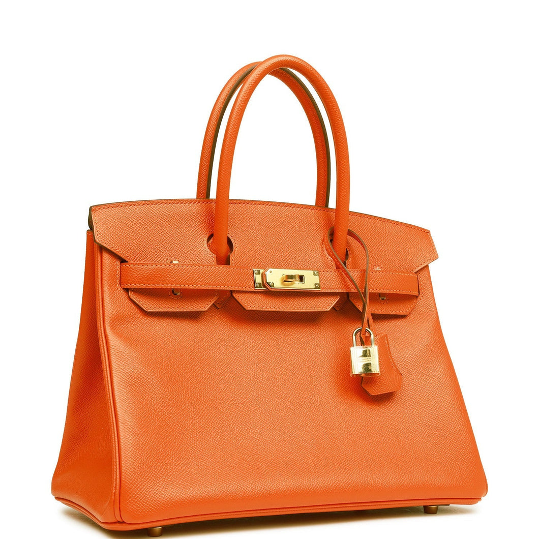 Hermes Birkin 30 Feu Epsom Gold Hardware - Payment 1 for KI