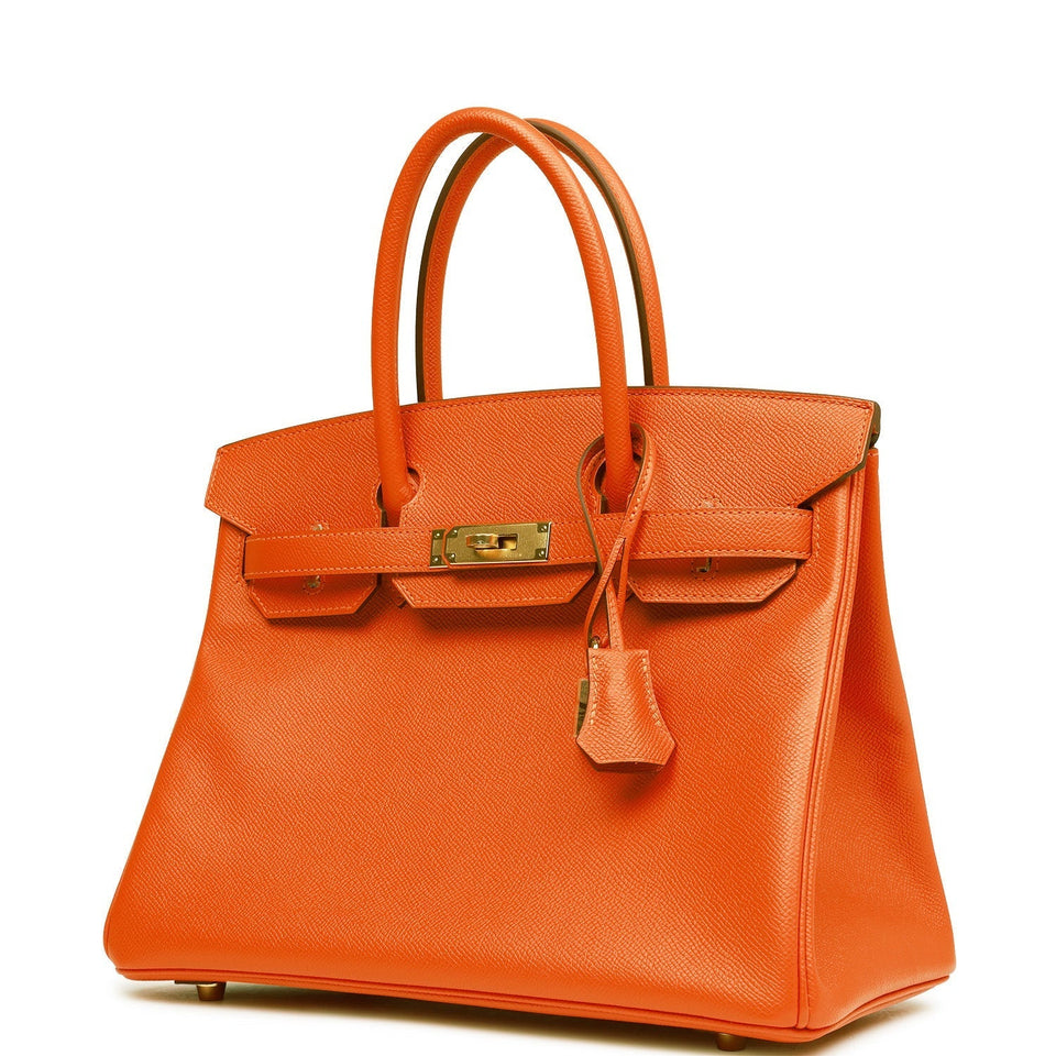 Hermes Birkin 30 Feu Epsom Gold Hardware - Payment 1 for KI