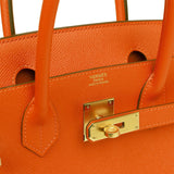 Hermes Birkin 30 Feu Epsom Gold Hardware - Payment 1 for KI