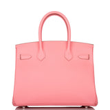 Hermes Birkin 30 Rose Confetti Epsom Palladium Hardware