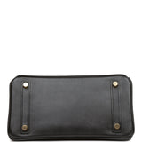 Hermes Birkin 25 Black Tadelakt Gold Hardware