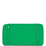 Hermes Birkin 35 Menthe Clemence Palladium Hardware