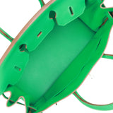 Hermes Birkin 35 Menthe Clemence Palladium Hardware