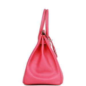 Hermes Birkin 35 Rose Tyrien Epsom Palladium Hardware