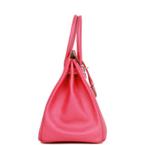 Hermes Birkin 35 Rose Tyrien Epsom Palladium Hardware