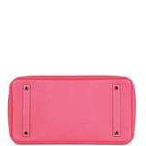 Hermes Birkin 35 Rose Tyrien Epsom Palladium Hardware