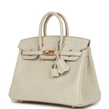 Hermes Birkin 25 Beton Matte Alligator Gold Hardware