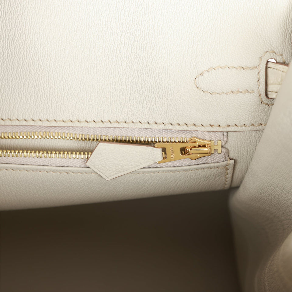 Hermes Birkin 25 Beton Matte Alligator Gold Hardware