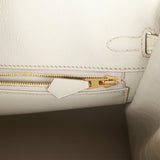 Hermes Birkin 25 Beton Matte Alligator Gold Hardware