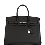 Hermes Birkin 35 Black Togo Palladium Hardware