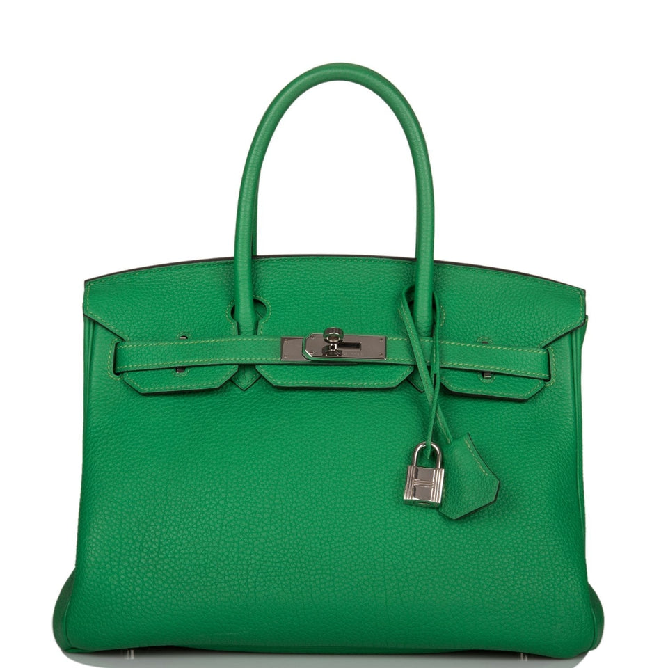 Hermes Birkin 30cm Bambou Togo Palladium Hardware