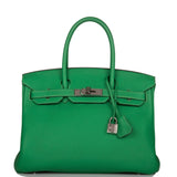 Hermes Birkin 30cm Bambou Togo Palladium Hardware