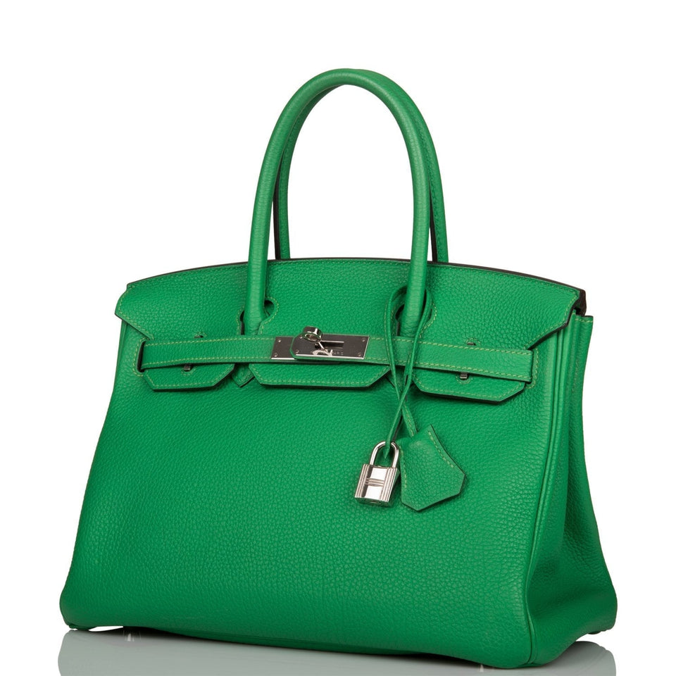 Hermes Birkin 30cm Bambou Togo Palladium Hardware