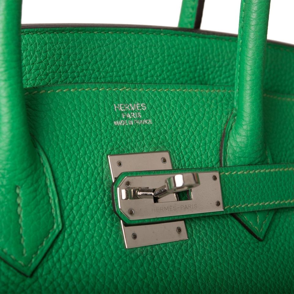 Hermes Birkin 30cm Bambou Togo Palladium Hardware