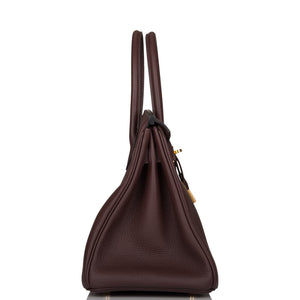 Hermes Birkin 30 Rouge Sellier Togo Gold Hardware