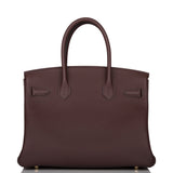 Hermes Birkin 30 Rouge Sellier Togo Gold Hardware