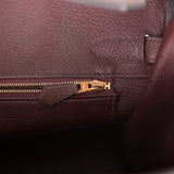 Hermes Birkin 30 Rouge Sellier Togo Gold Hardware