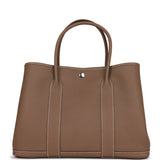 Hermes Garden Party 36 Etoupe Negonda Palladium Hardware