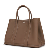 Hermes Garden Party 36 Etoupe Negonda Palladium Hardware