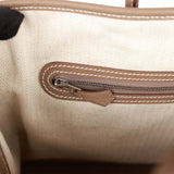 Hermes Garden Party 36 Etoupe Negonda Palladium Hardware