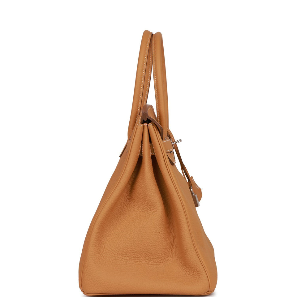 Hermes Birkin 35 Sable Togo Palladium Hardware