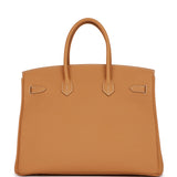 Hermes Birkin 35 Sable Togo Palladium Hardware