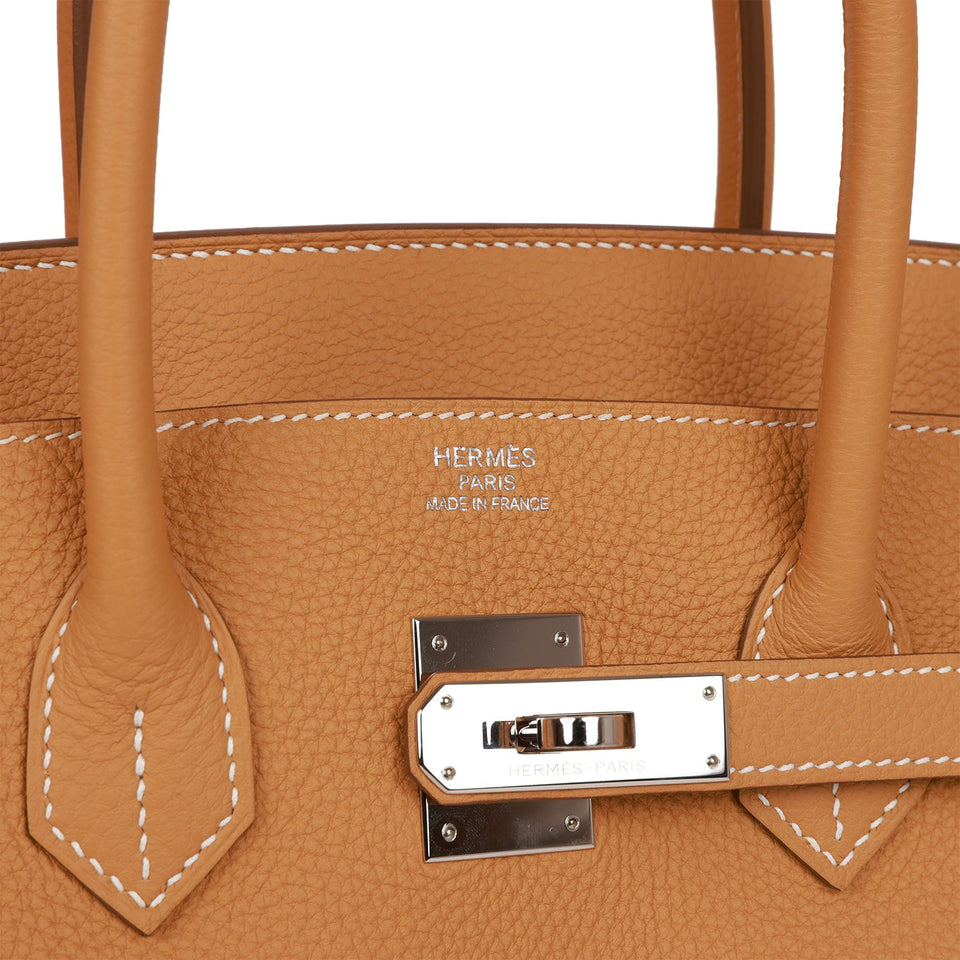 Hermes Birkin 35 Sable Togo Palladium Hardware
