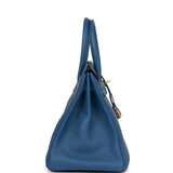 Hermes Birkin 35 Bleu Agate Togo Gold Hardware