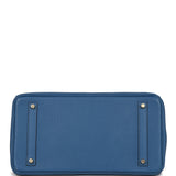 Hermes Birkin 35 Bleu Agate Togo Gold Hardware