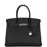 Hermes Birkin 30 Black Togo Palladium Hardware
