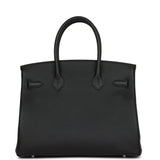 Hermes Birkin 30 Black Togo Palladium Hardware