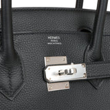 Hermes Birkin 30 Black Togo Palladium Hardware