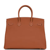 Hermes Birkin 35 Gold Togo Gold Hardware