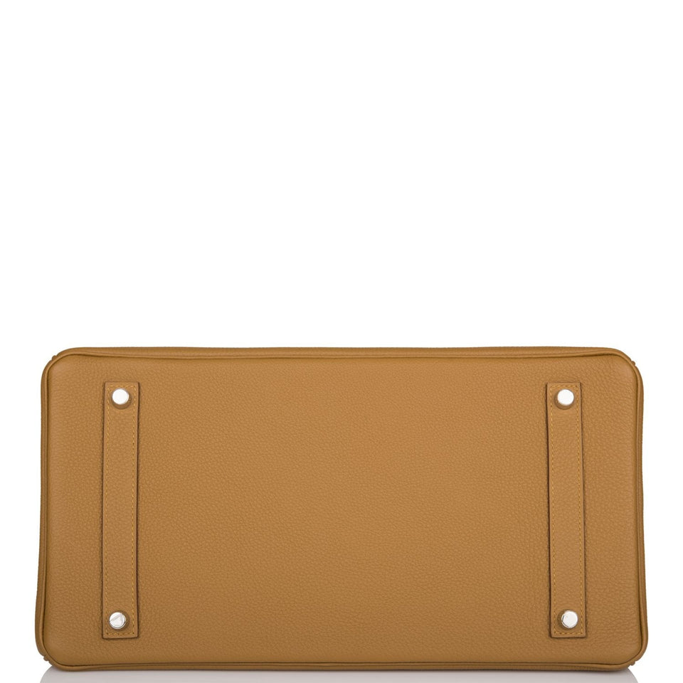 Hermes Birkin 35 Bronze D'Or Togo Palladium Hardware