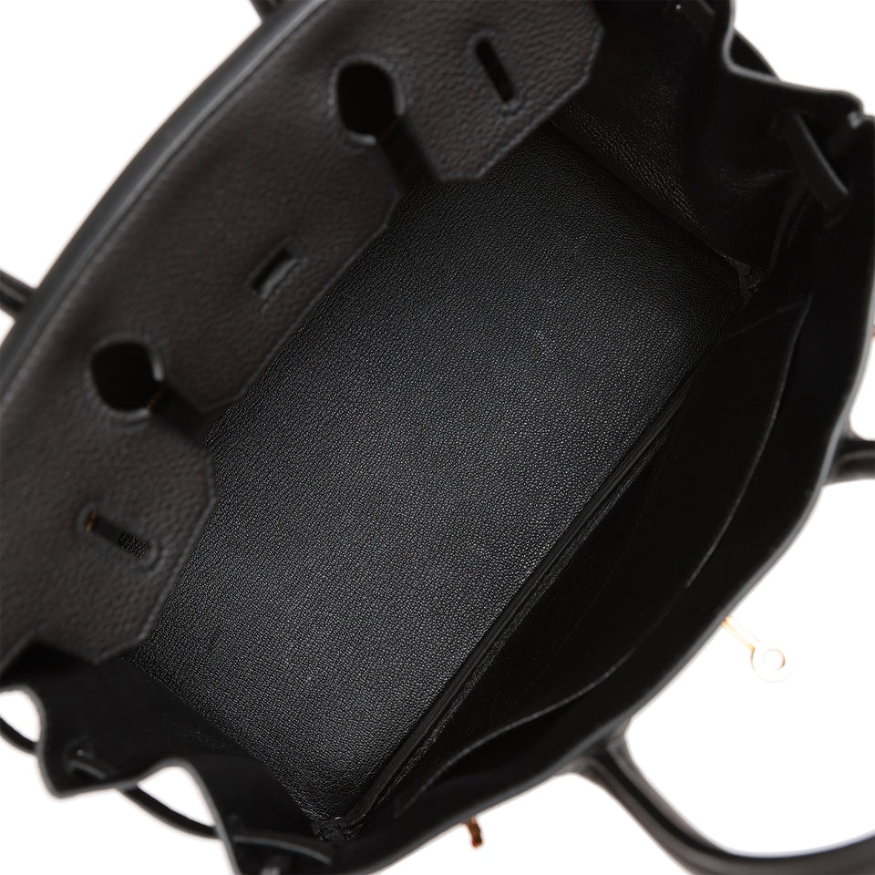 Hermes Birkin 30 Black Togo Rose Gold Hardware