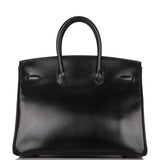 Hermes Birkin 35cm  SO Black Box Black Hardware