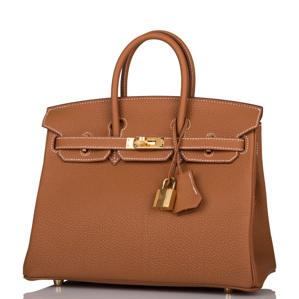 Hermes Birkin 25 Gold Togo Gold Hardware